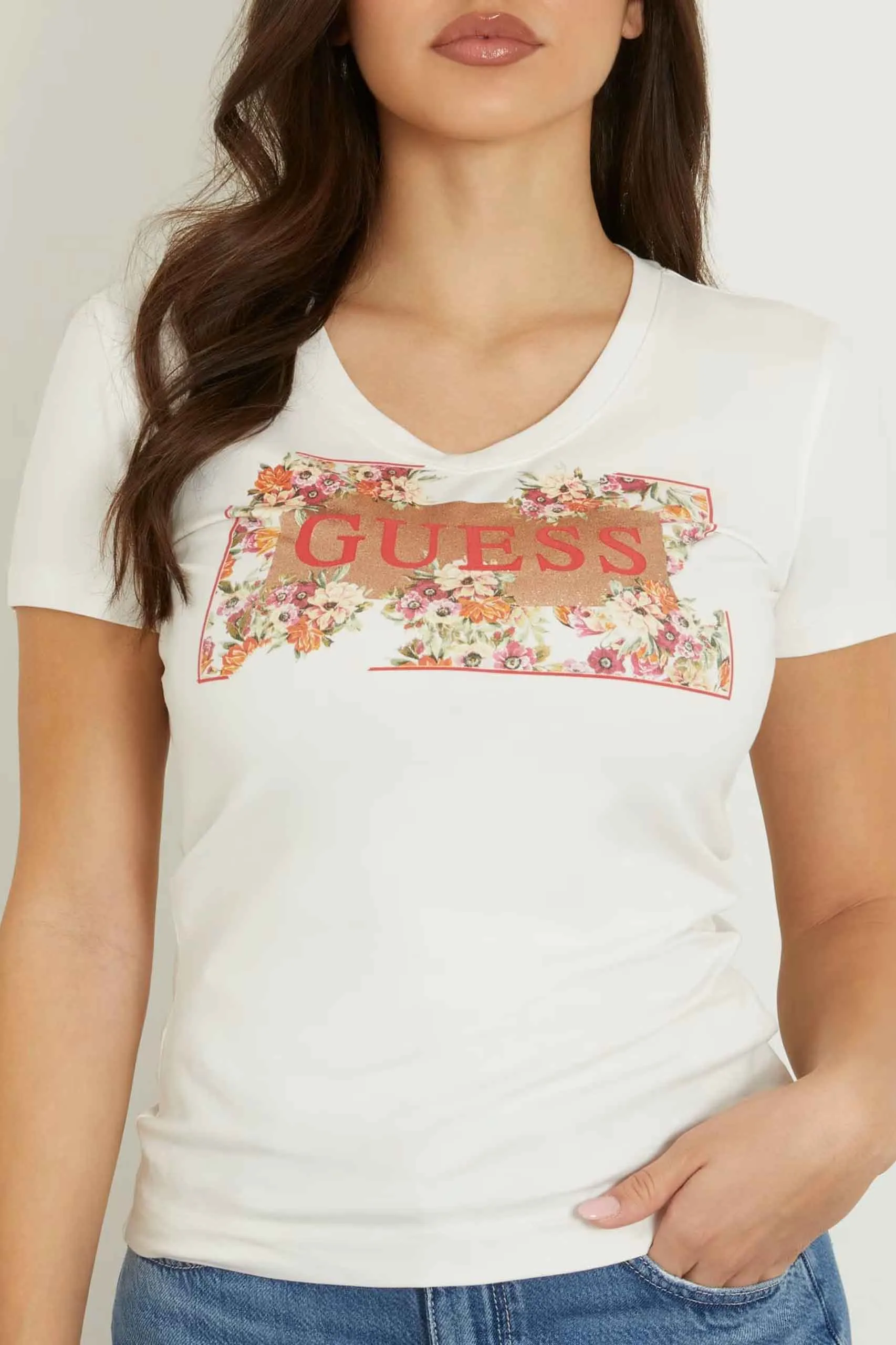 Camiseta para mujer de Guess Jeans – W4GI23J1314