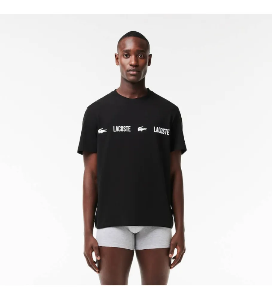 Camiseta Pijama Marca negro