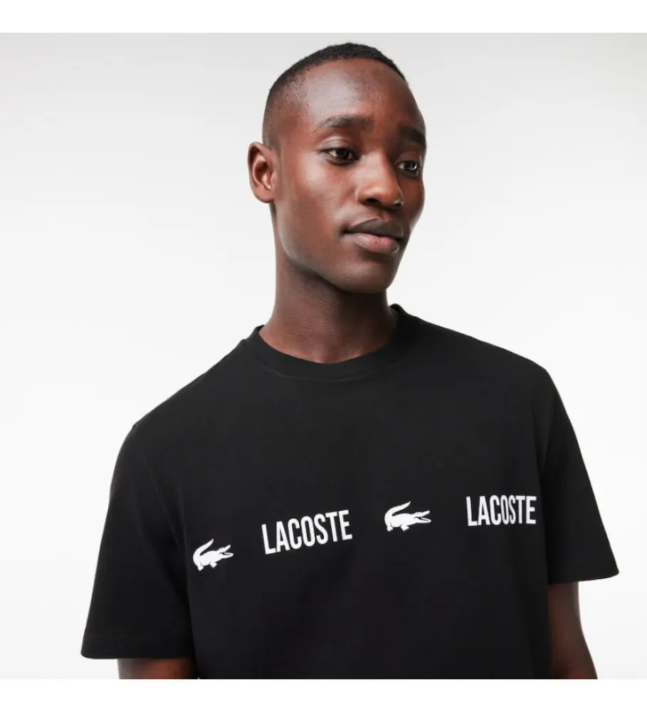 Camiseta Pijama Marca negro