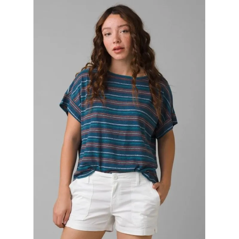 Camiseta Prana Vosky (Atlantic Stripe) para mujer
