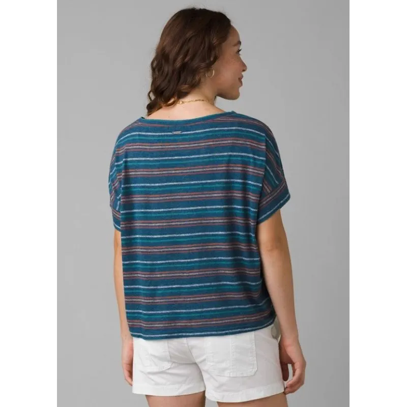 Camiseta Prana Vosky (Atlantic Stripe) para mujer