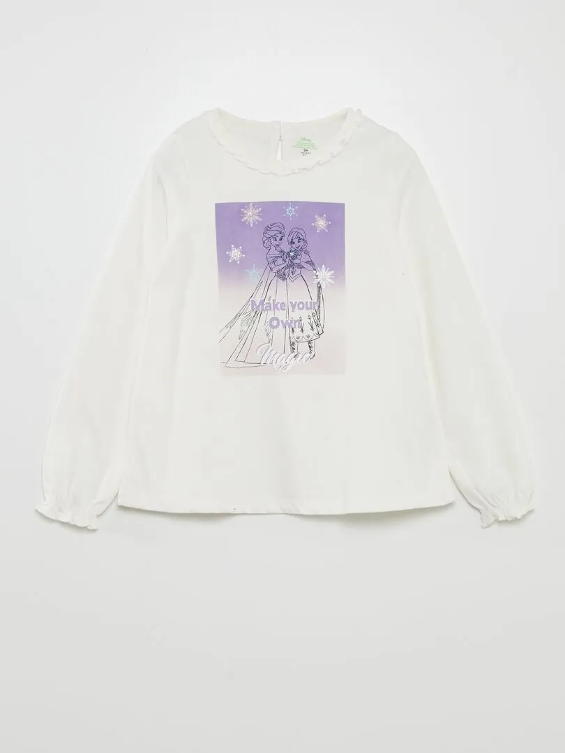 CAMISETA 'FROZEN'  BEIGE