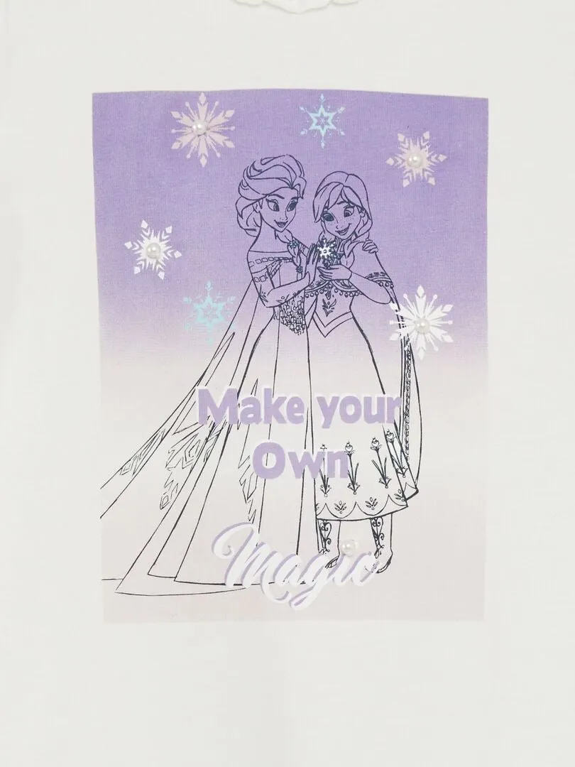 CAMISETA 'FROZEN'  BEIGE