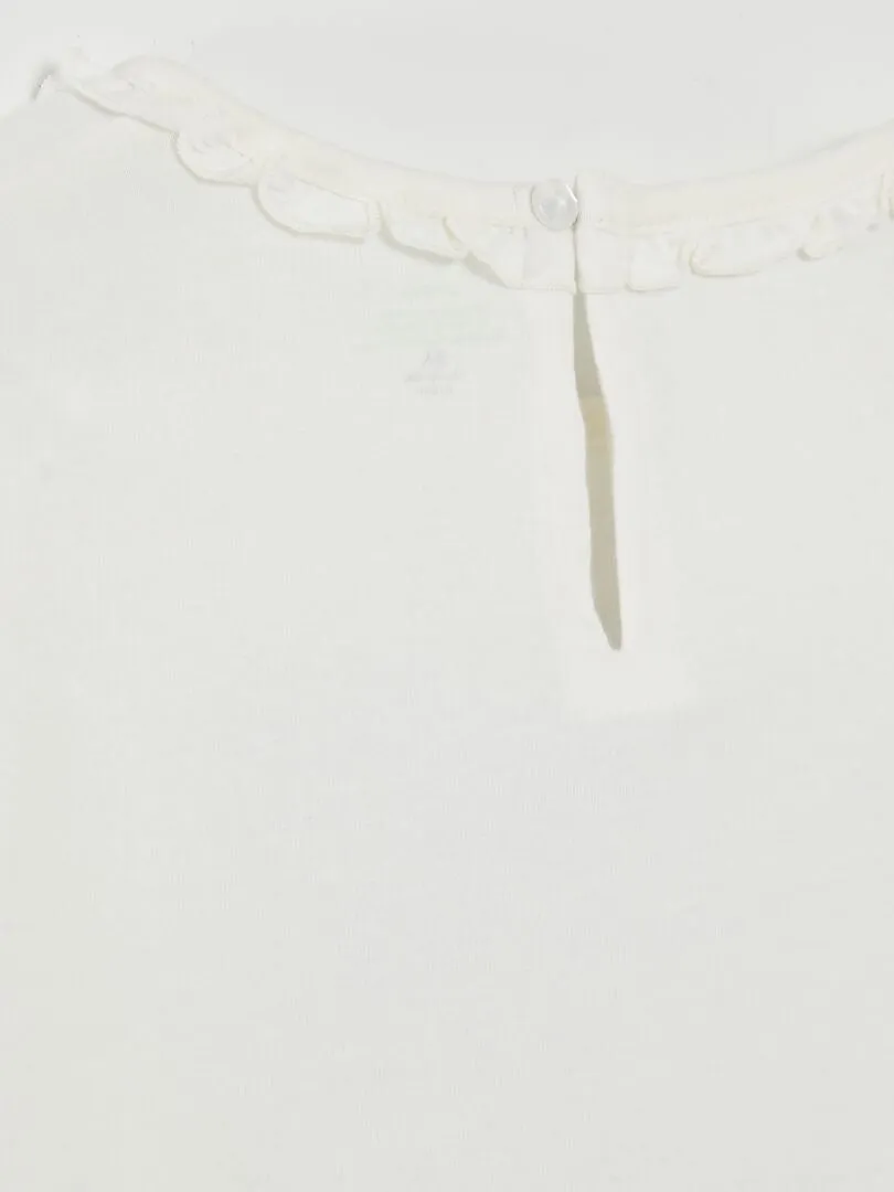 CAMISETA 'FROZEN'  BEIGE