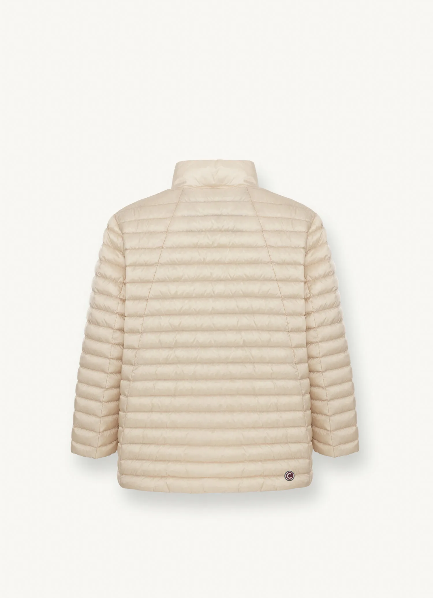 Capa acolchada con cuello mao