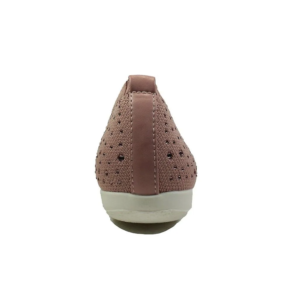Capricho Mujer 22107 42 526 | Punto rosa | Zapatos de salón de ballet para mujer