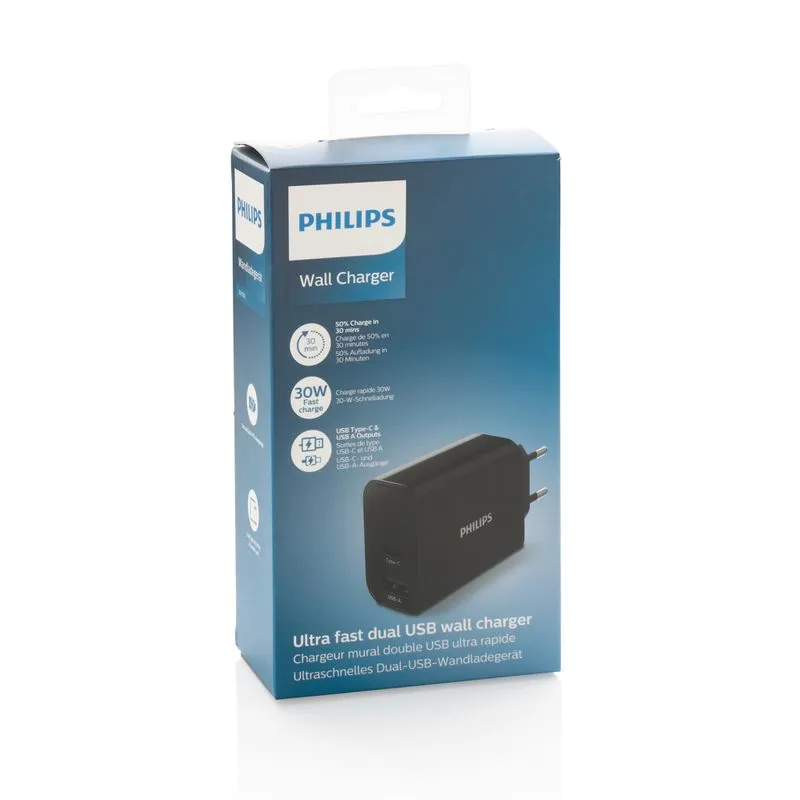 Cargador de pared personalizado de Philips 30 W