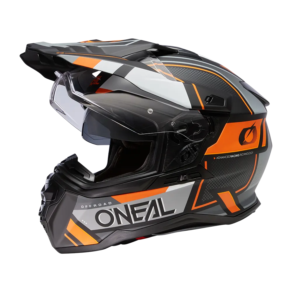 CASCO ADVENTURE O'NEAL DSRS SQUARE NEGROGRISNARANJA 