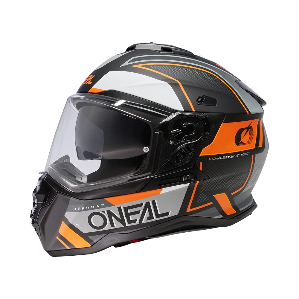 CASCO ADVENTURE O'NEAL DSRS SQUARE NEGROGRISNARANJA 