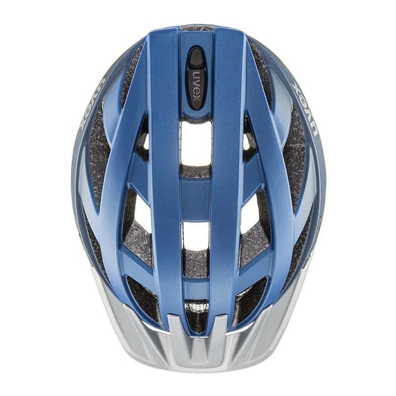 CASCO DE BICICLETA UVEX ACTIVE IVO CC (AZUL OSCURO METáLICO)