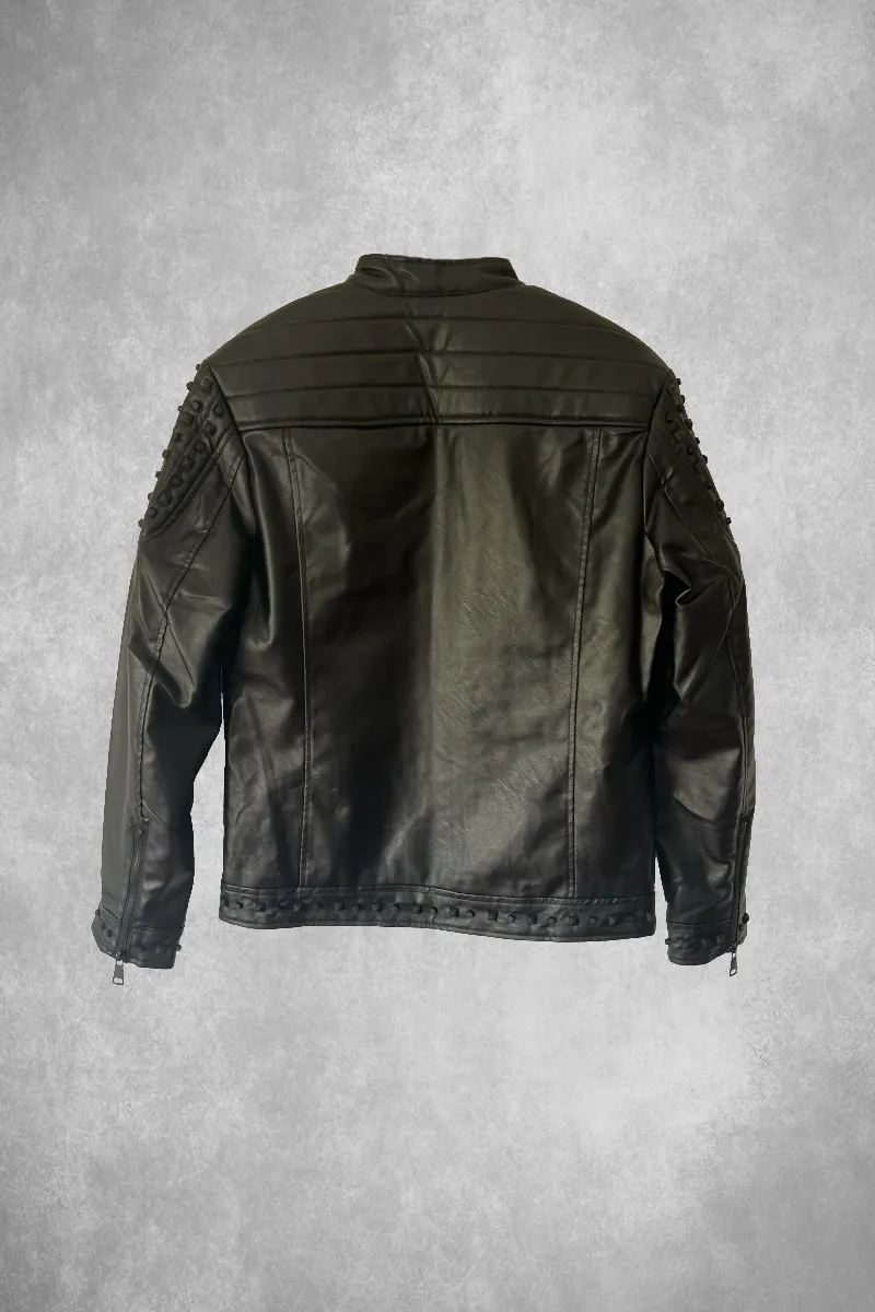 Cazadora de ecopiel para hombre PIRAMID