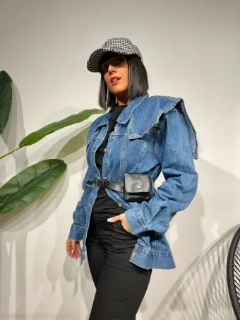 Cazadora Vaquera Cinturón LONIKA
