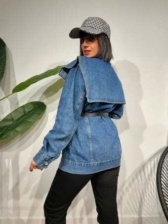 Cazadora Vaquera Cinturón LONIKA