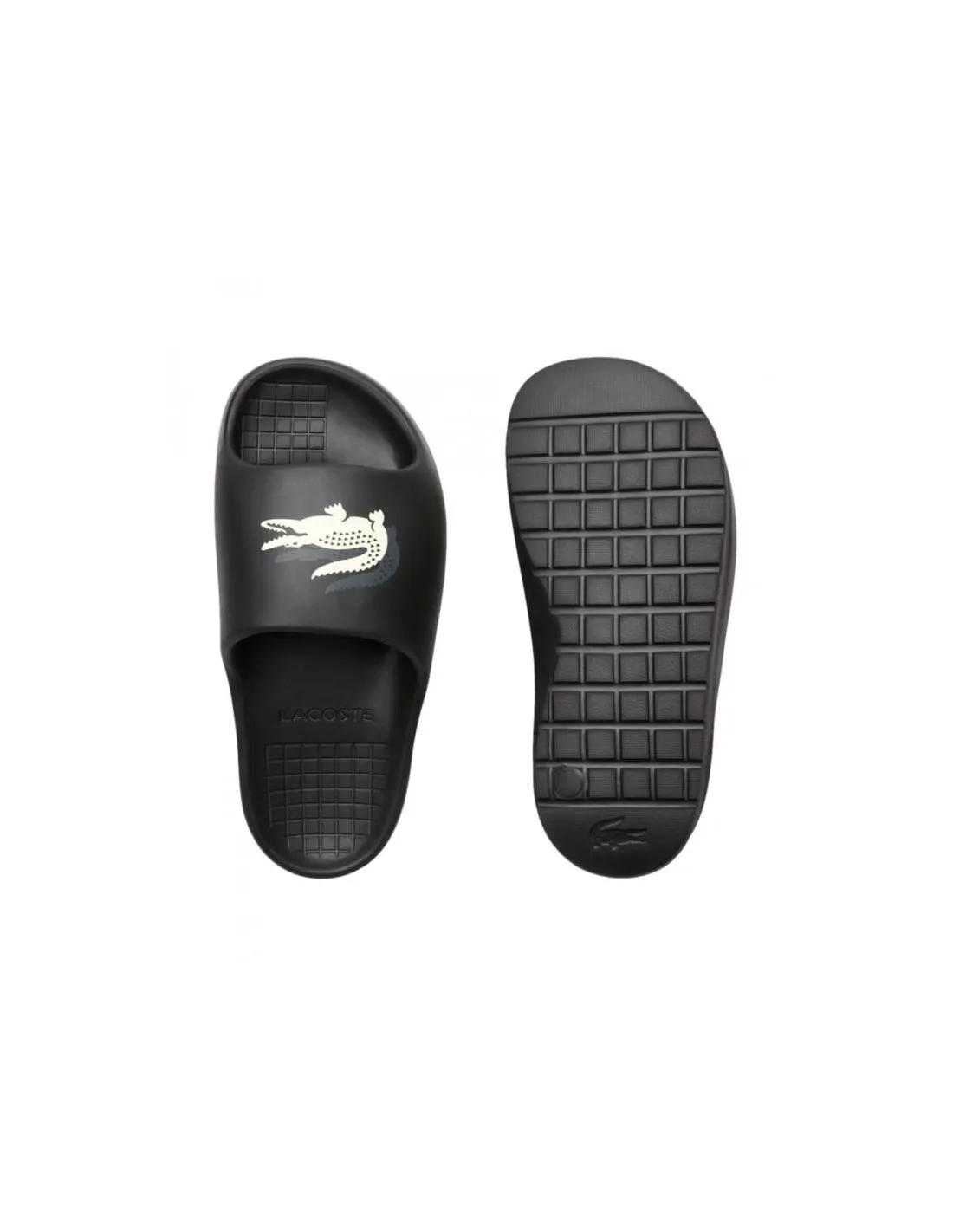 Chanclas Lacoste Serve 2.0 Evo Synthetic Colour Block Negro Mujer