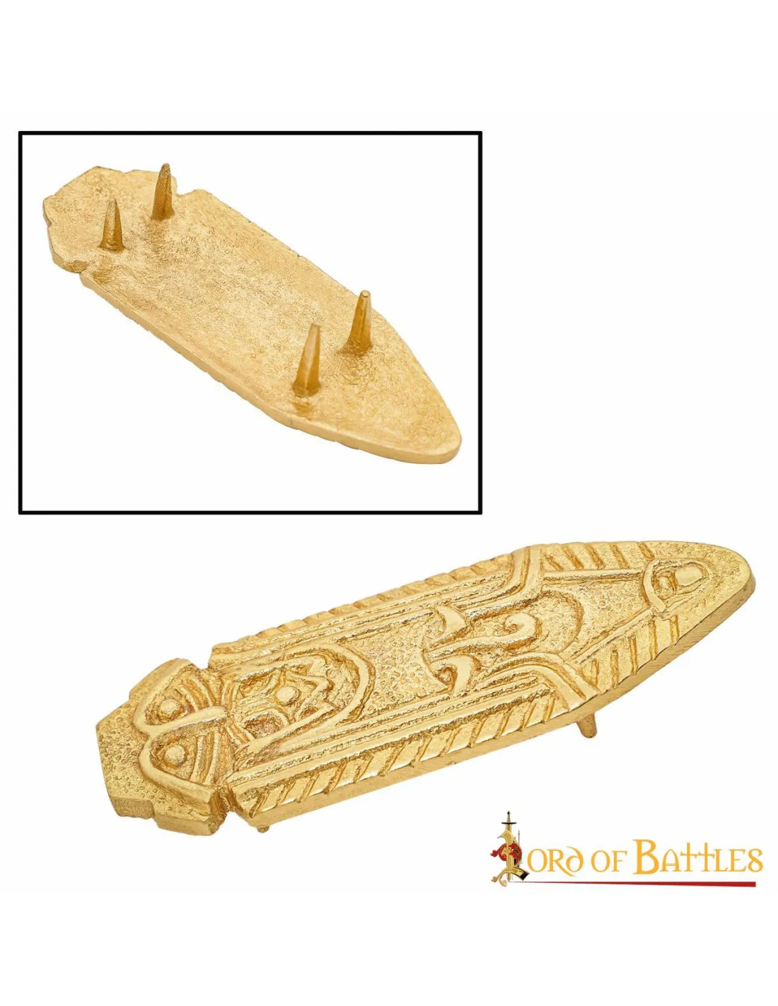 Chapa latón decoración Celta (6 cm.)