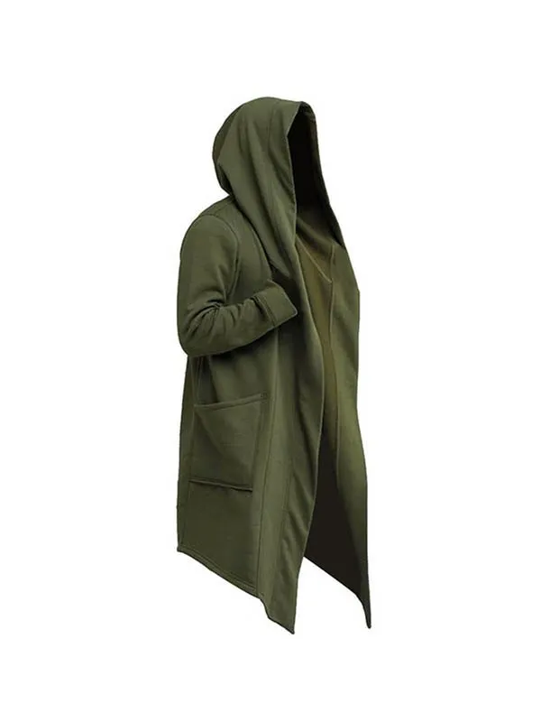 Chaqueta de punto con capucha para hombre
