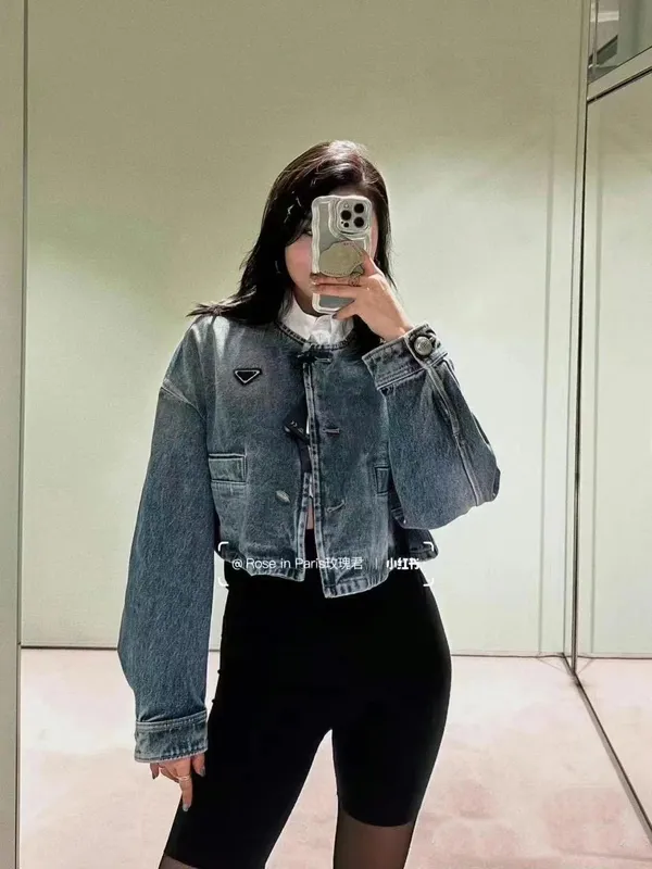 Chaqueta vaquera gabardina mujer ropa de diseñador para mujer chaqueta de diseñador de invierno para mujer