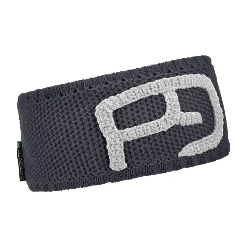 Cinta para la cabeza de mujer Ortovox Rock'n'wool (acero negro)