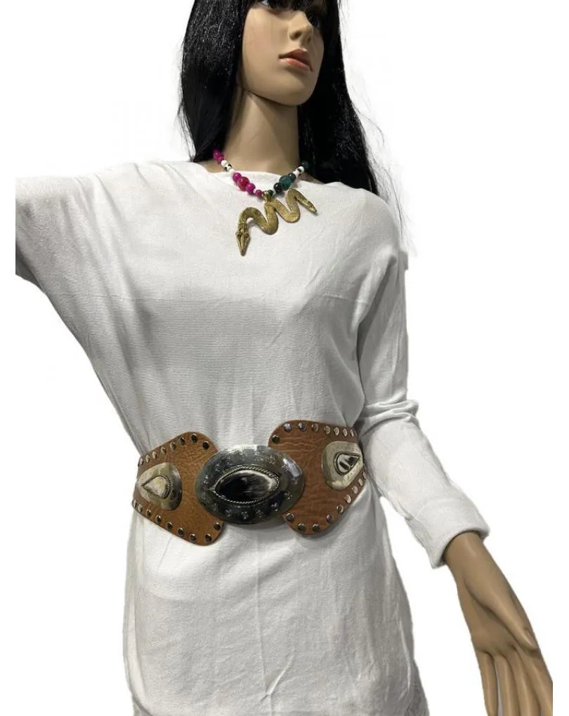 CINTURONES PIEL MUJER EXCLUSIVO DISEÑO CON TACHUELAS