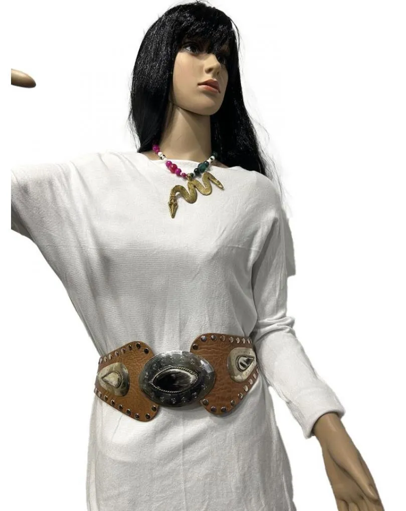CINTURONES PIEL MUJER EXCLUSIVO DISEÑO CON TACHUELAS