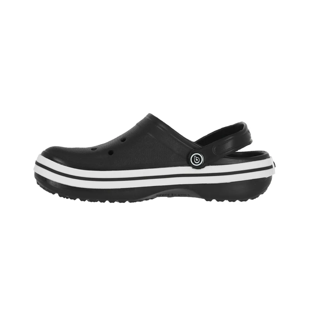 Clogs Airline Negro/Blanco Mujer