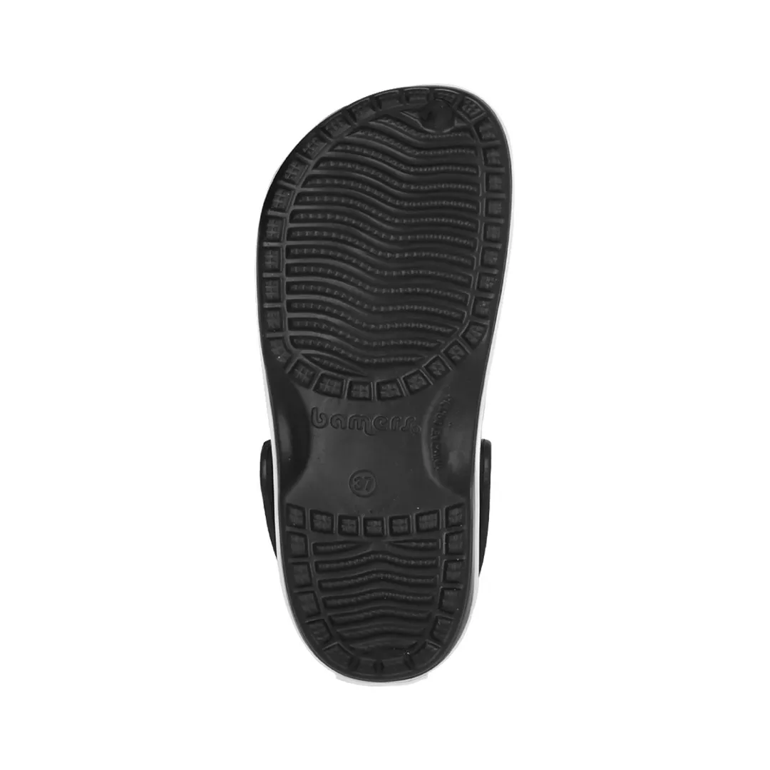 Clogs Airline Negro/Blanco Mujer