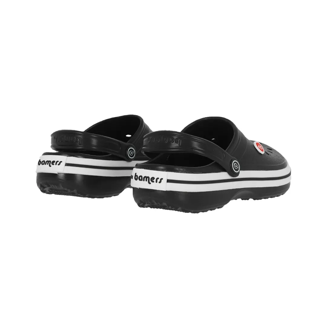 Clogs Airline Negro/Blanco Mujer