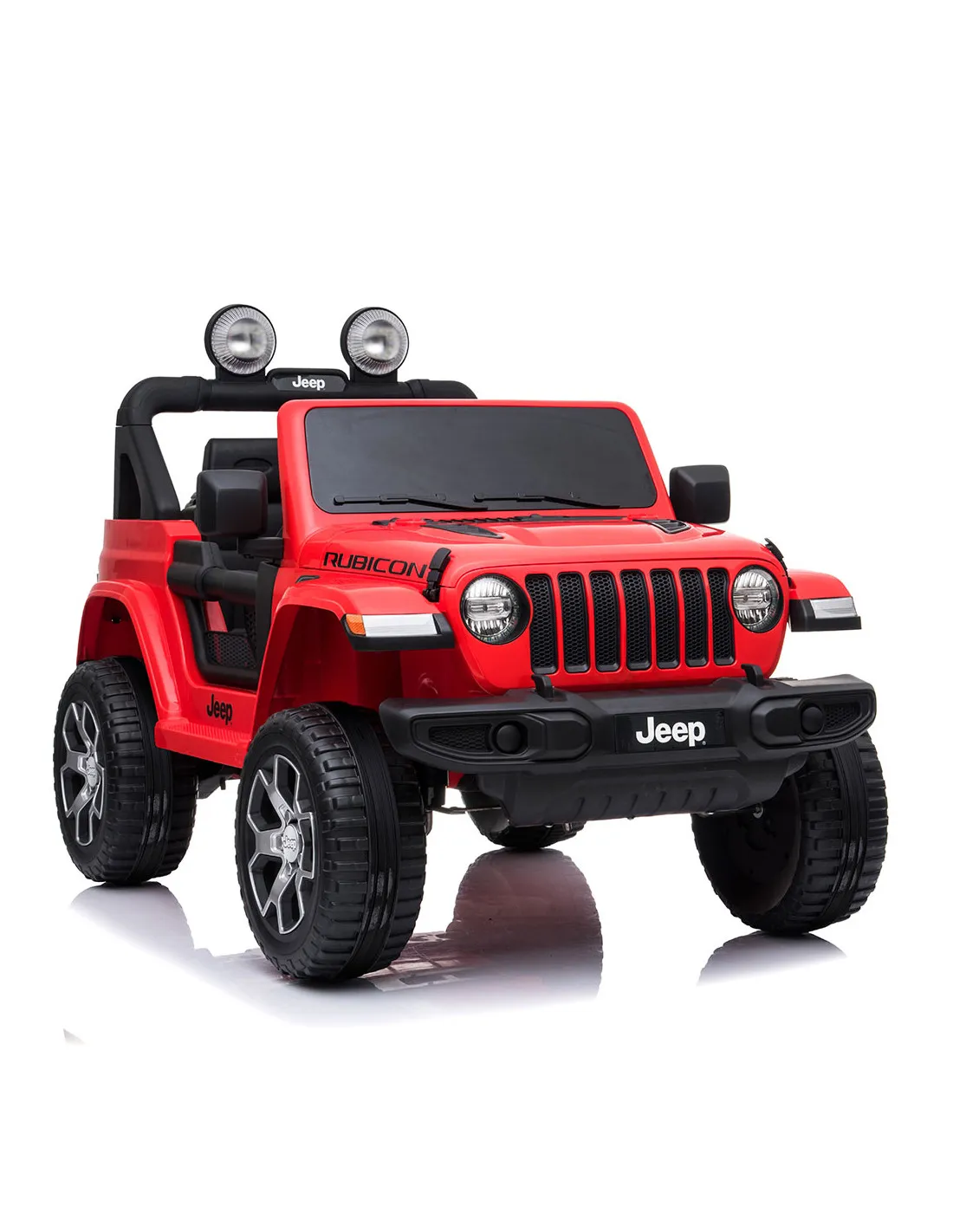 Coche eléctrico Jeep Wrangler rojo