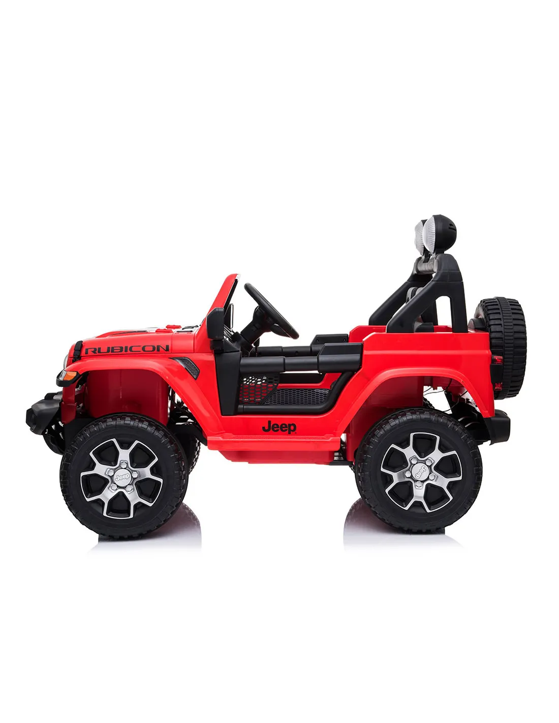 Coche eléctrico Jeep Wrangler rojo