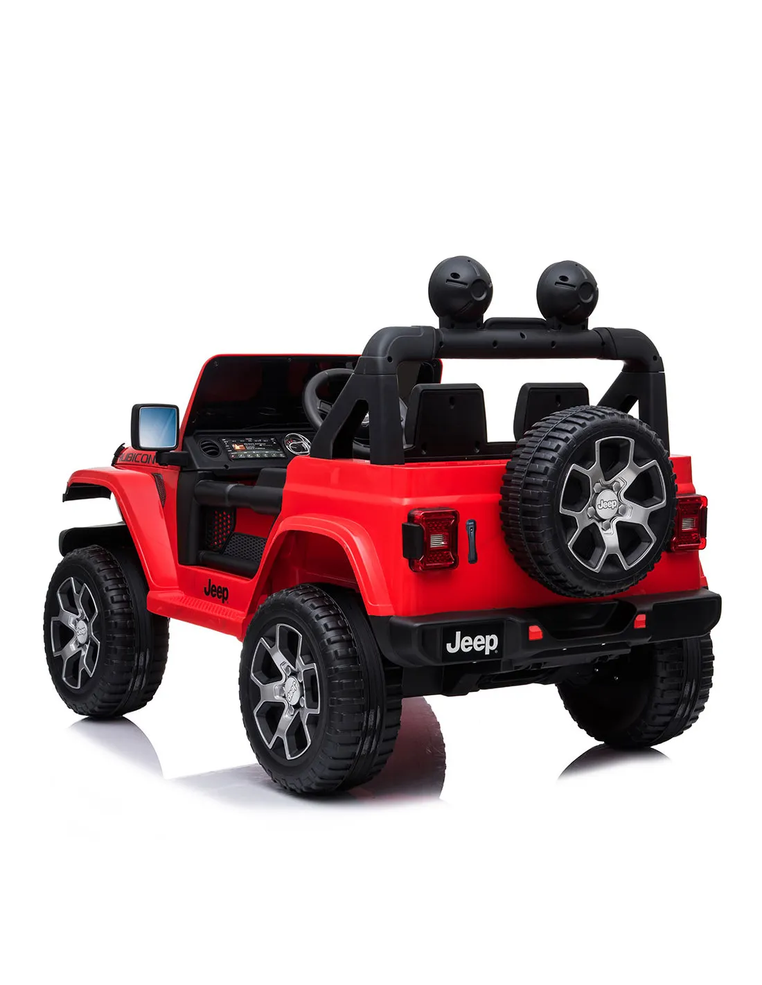 Coche eléctrico Jeep Wrangler rojo