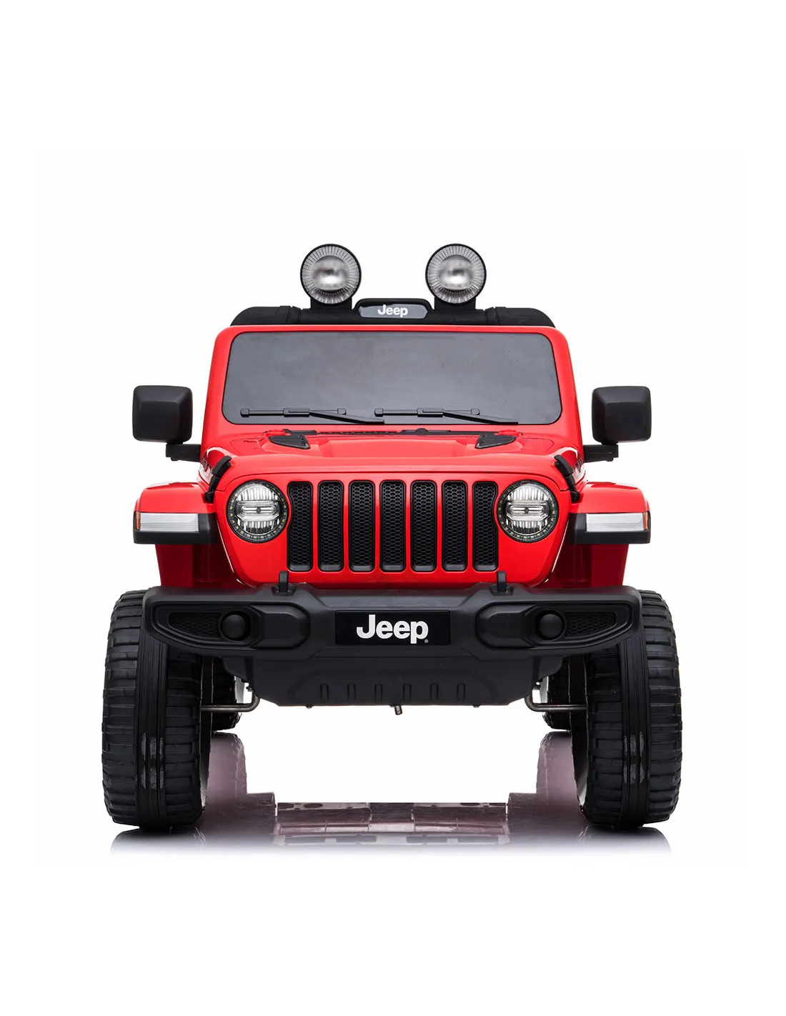 Coche eléctrico Jeep Wrangler rojo