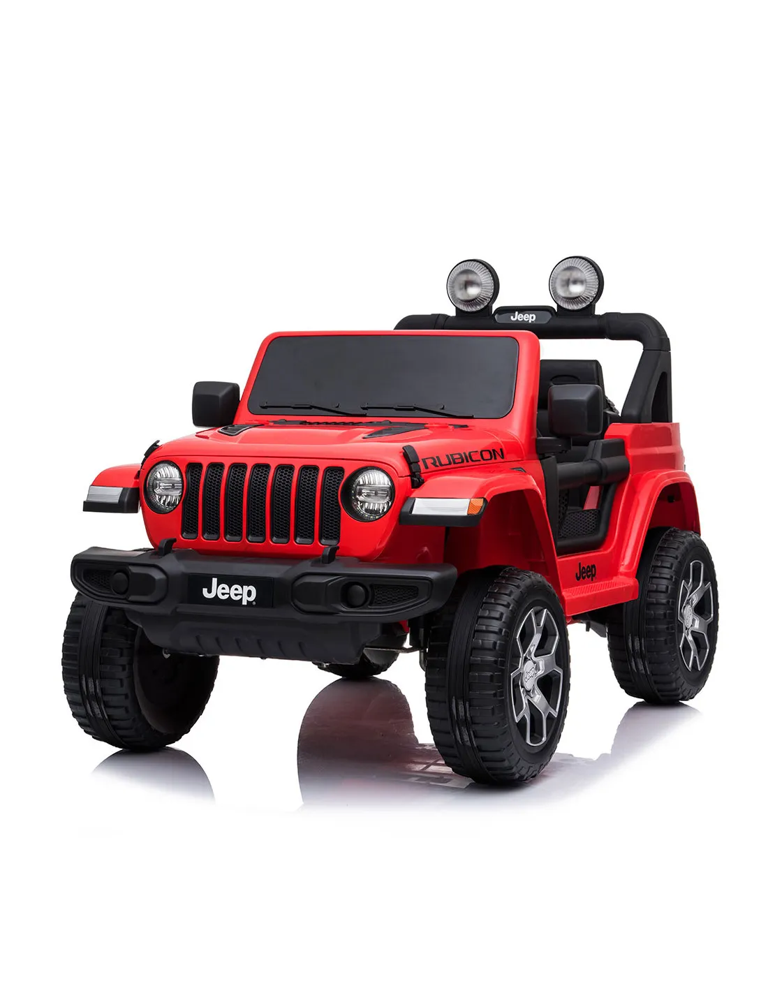 Coche eléctrico Jeep Wrangler rojo