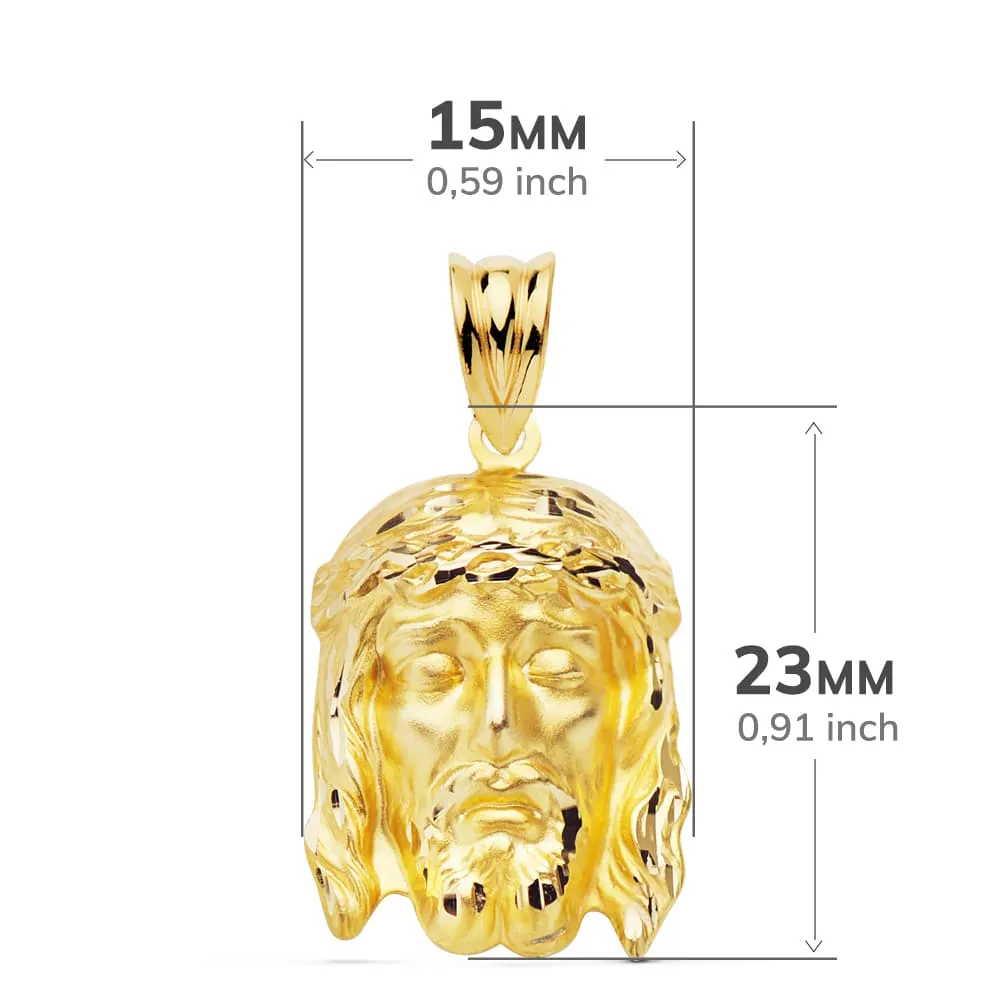 Colgante Oro 9 Kt. Cristo Buena Muerte