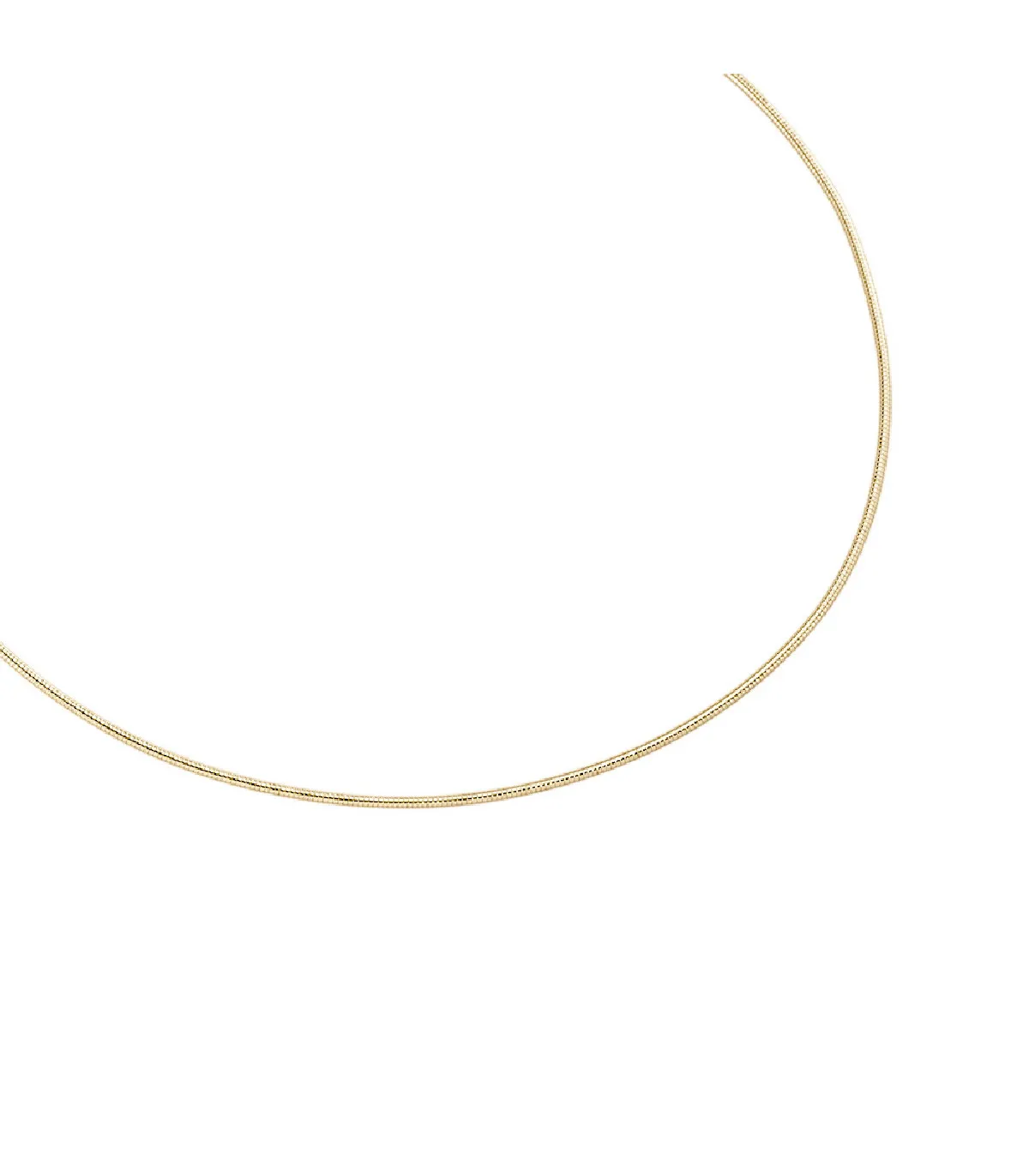 COLLAR AGATHA CADENA DE SERPIENTE SEMIRíGIDO BAñO DE ORO  2680215157TU