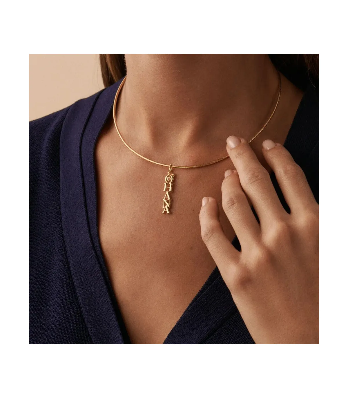 COLLAR AGATHA CADENA DE SERPIENTE SEMIRíGIDO BAñO DE ORO  2680215157TU