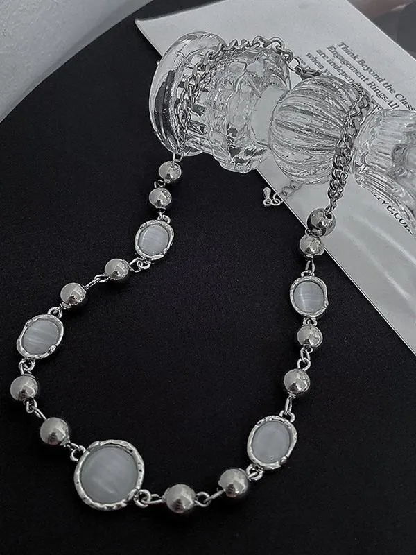 Collar de decoración de piedra de cristal artificial