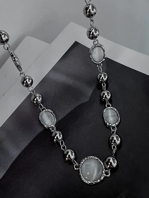 Collar de decoración de piedra de cristal artificial