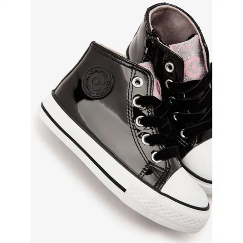 CONGUITOS COSH283090 Zapatillas Altas Charol Negro