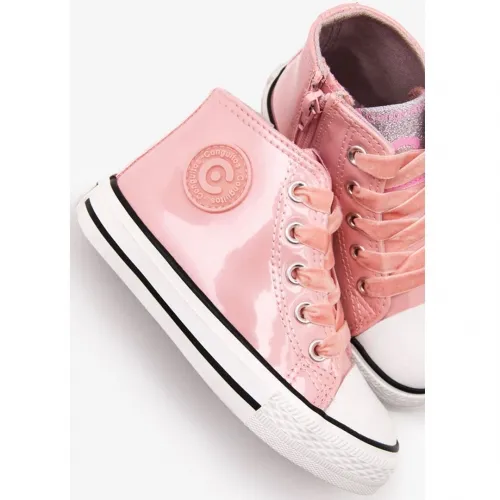 CONGUITOS COSH283090 Zapatillas Altas Charol Rosa