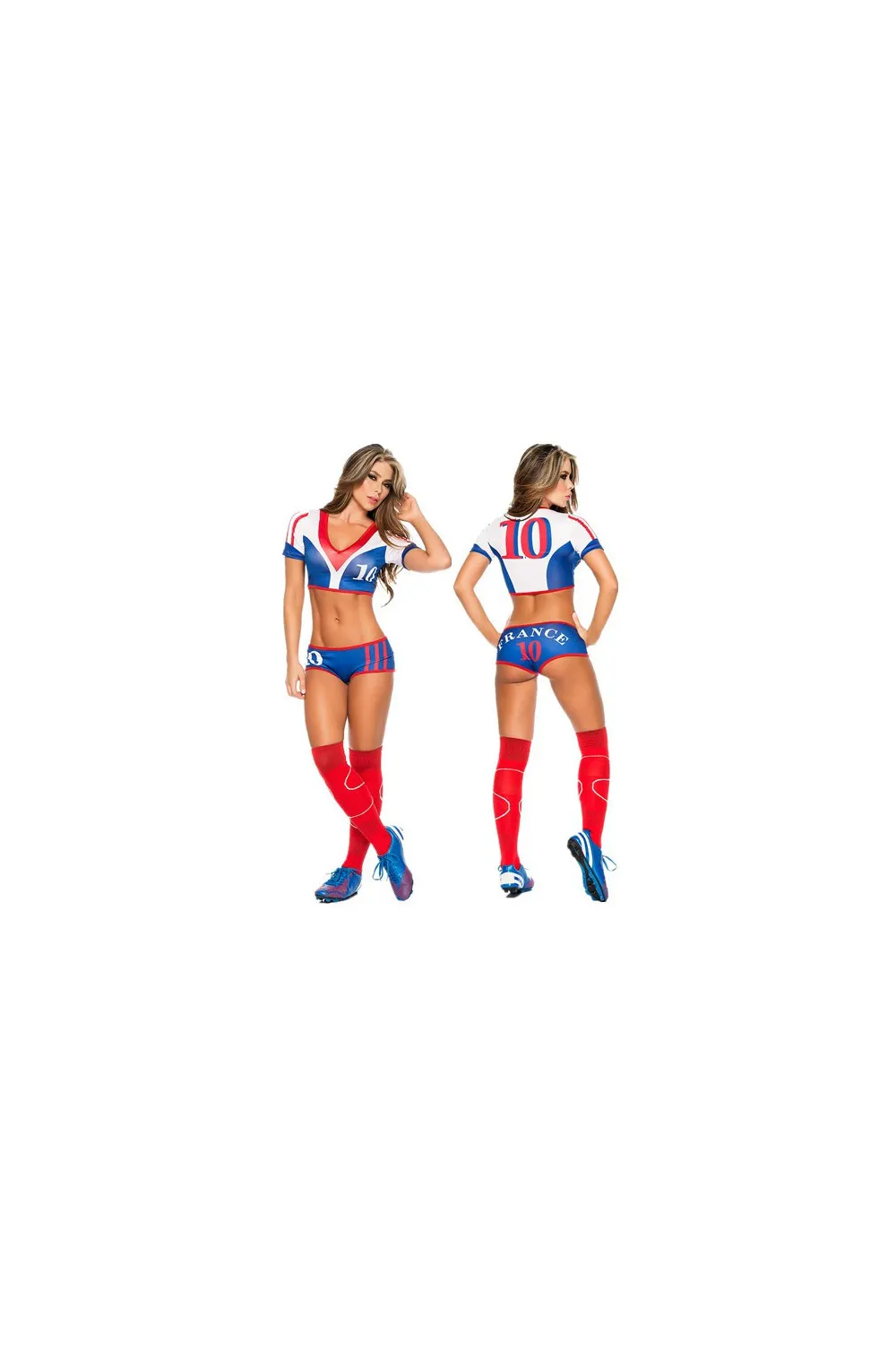 Conjunto de disfraces de la selección de Francia