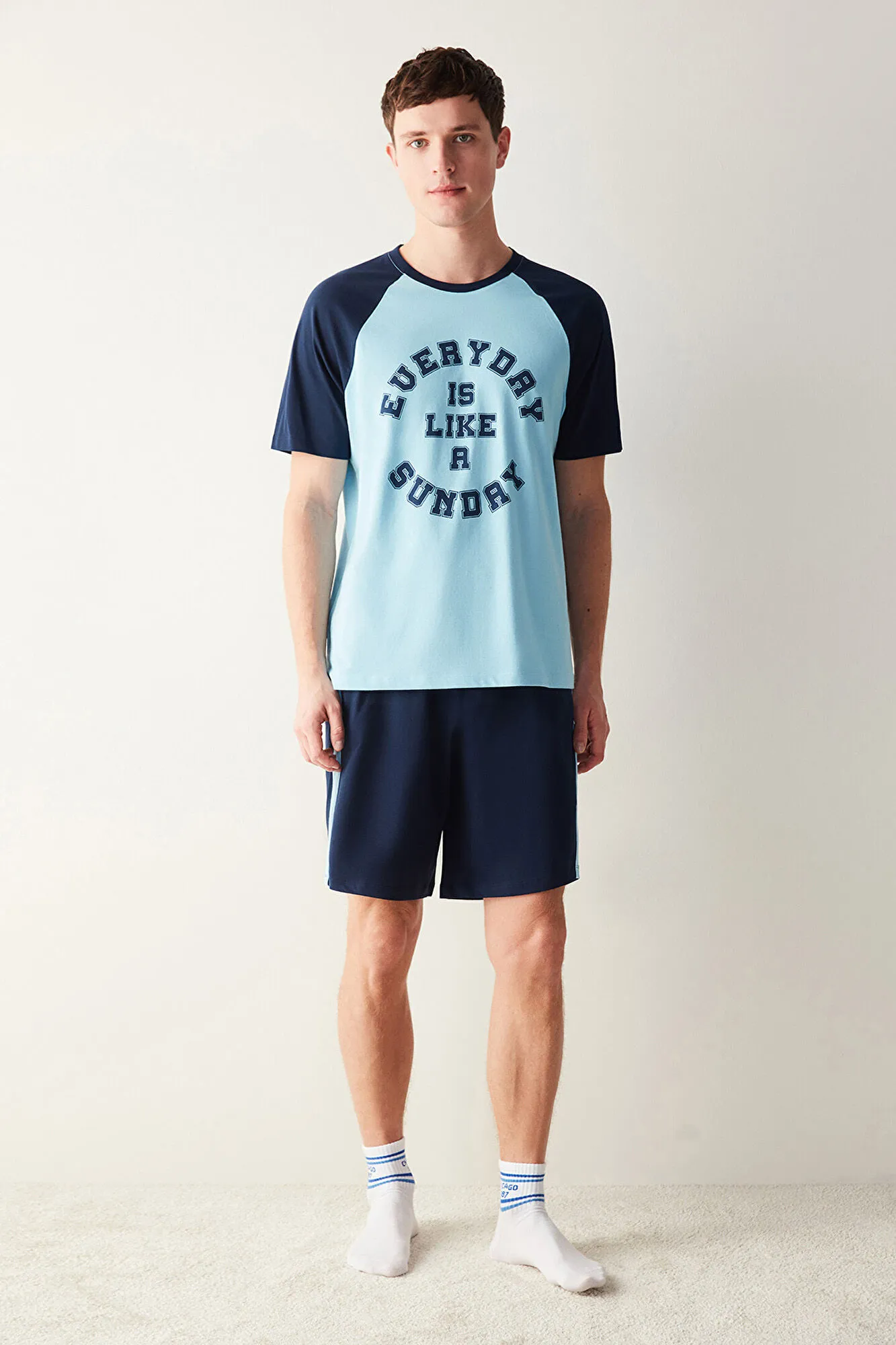 Conjunto de pijama corto para hombre Sunday