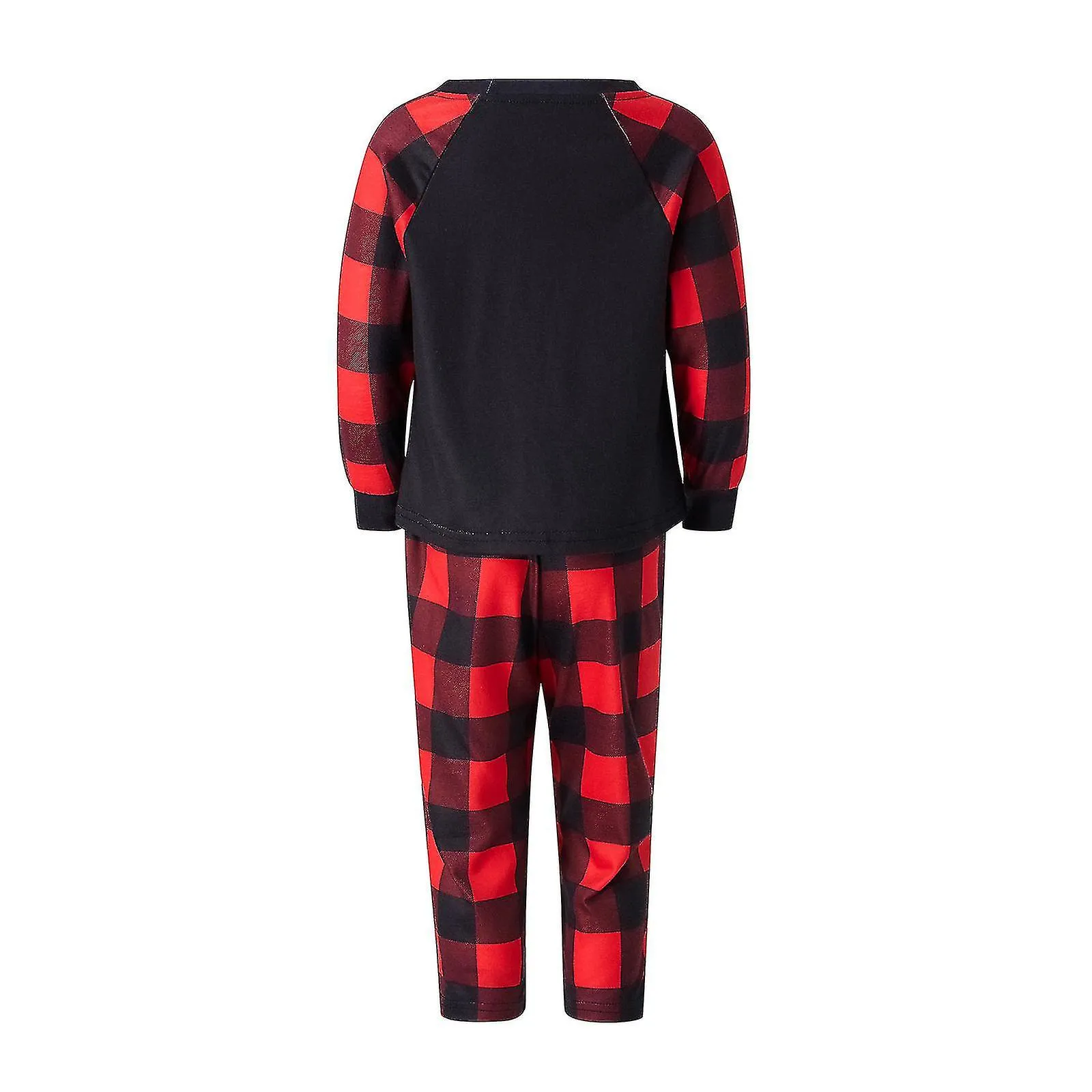 Conjunto de pijamas a juego de Navidad familiar, Baby Romper / carta Estampado de sombrero de Navidad Tops de manga larga + Conj