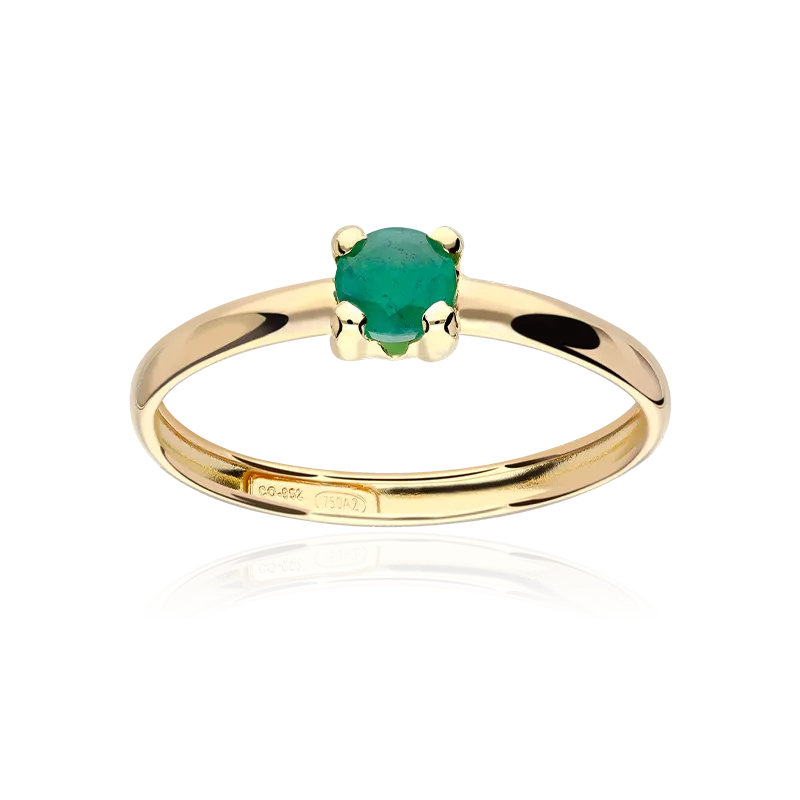 CONJUNTO "FOUR" ESMERALDAS ORO 18K