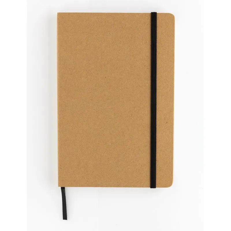 Cuaderno A5 de papel kraft y piedra reciclado Craftstone