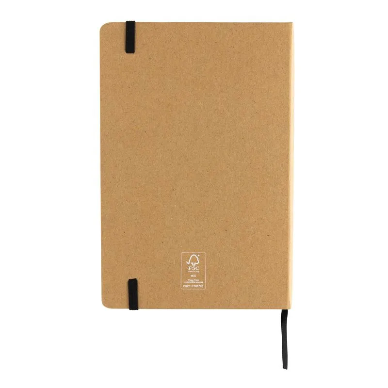 Cuaderno A5 de papel kraft y piedra reciclado Craftstone