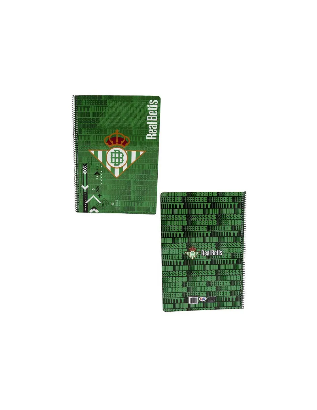 Cuaderno Real Betis 80 hojas tamaño folio
