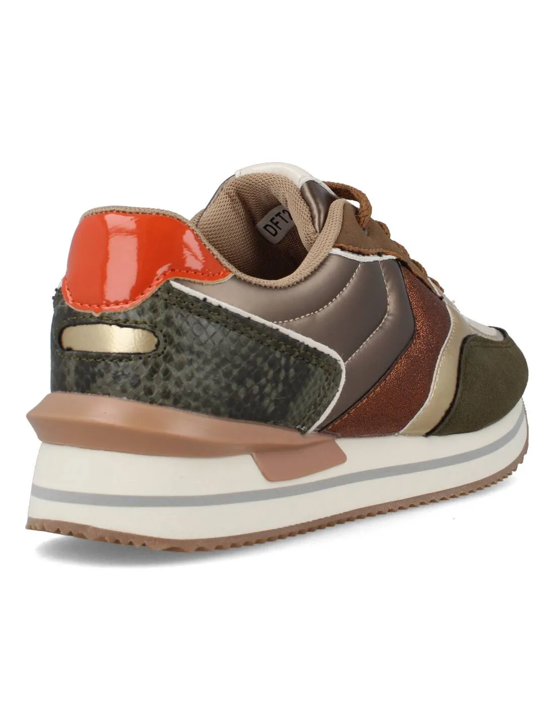 D'ANGELA  SNEAKERS MUJER KAKI TIERRA