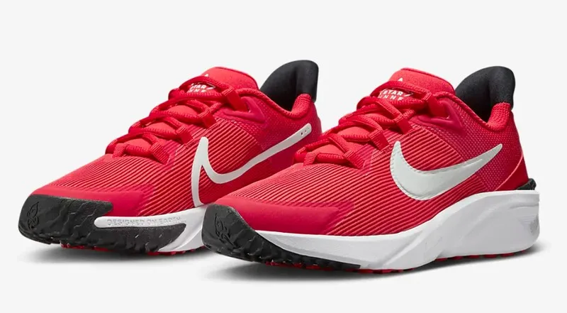 Deportivos Nike DX7614 textil rojo