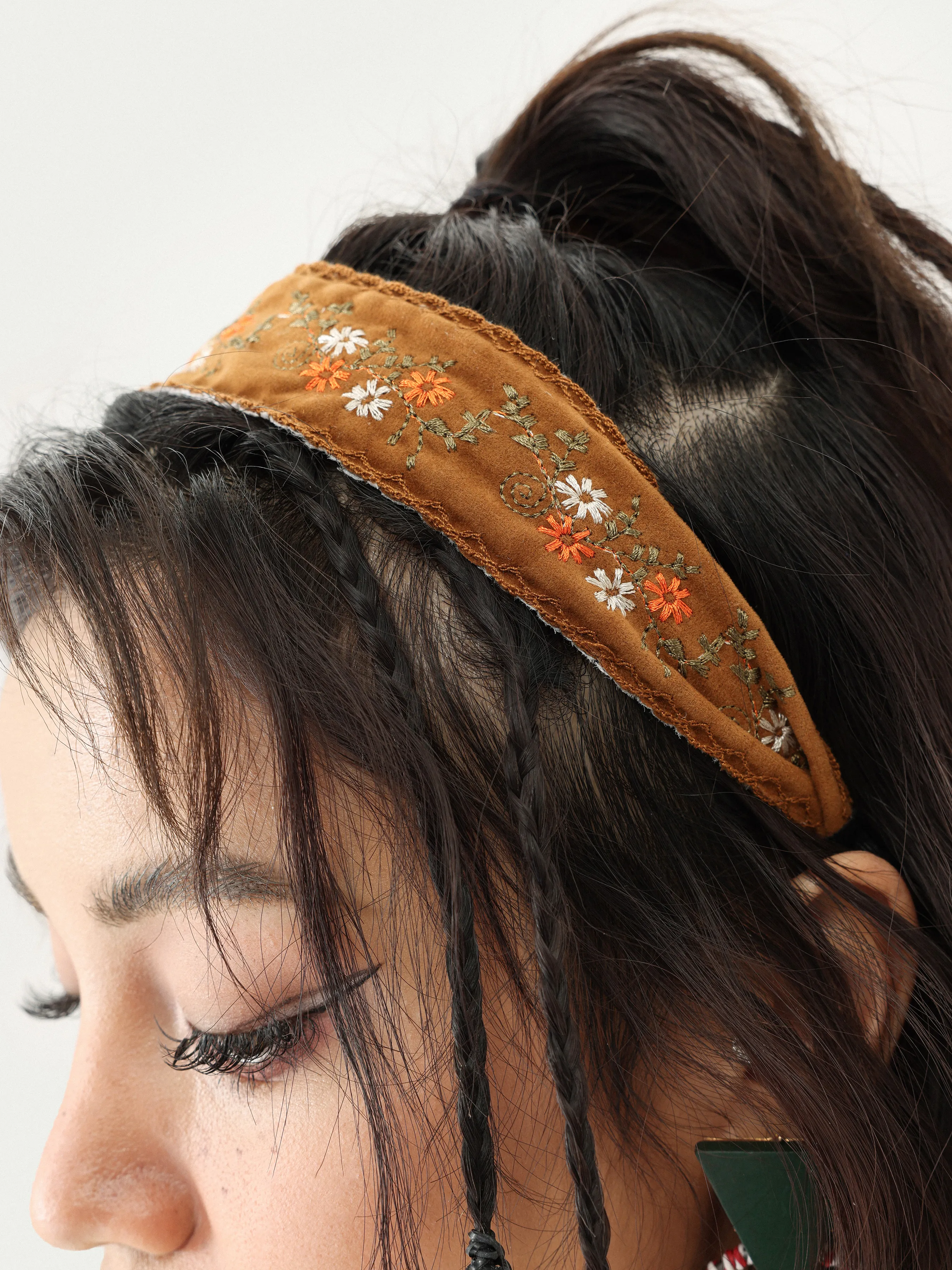  Diadema de Flores de Punto
