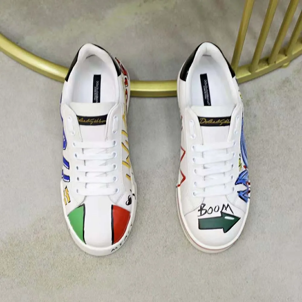 DOLCE GABBANA D&G HOMBRES NUEVAS ZAPATILLAS DGLIMITED PORTOFINOAZUL